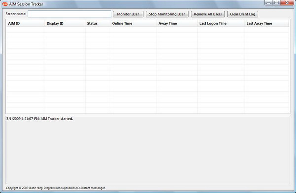 AIM Session Tracker Utility