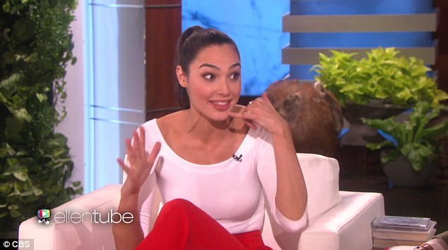Big call The 30-year-old told the talk show host that she screamed when she heard that she was cast as the iconic female superhero- even though she was on an aircraft at the time